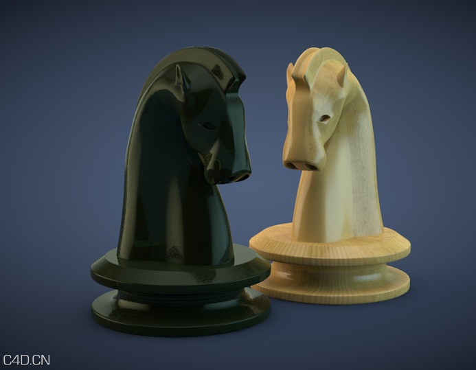 国际象棋C4D模型 Chess