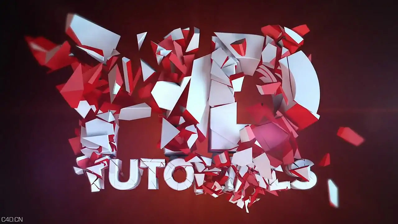 C4D破碎文字教程 – Cinema 4d Esplosione Tutorial Exploding Text