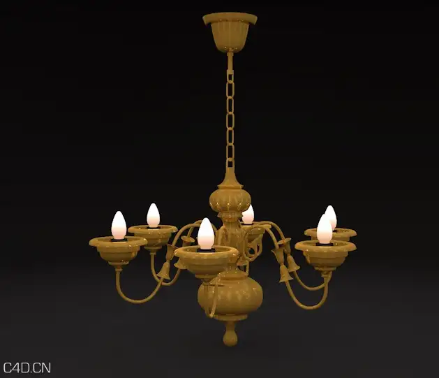 客厅吊灯C4D模型 Living room chandelier - C4D之家 - cinema4d_ 2015-07-20 22.17.09.jpg