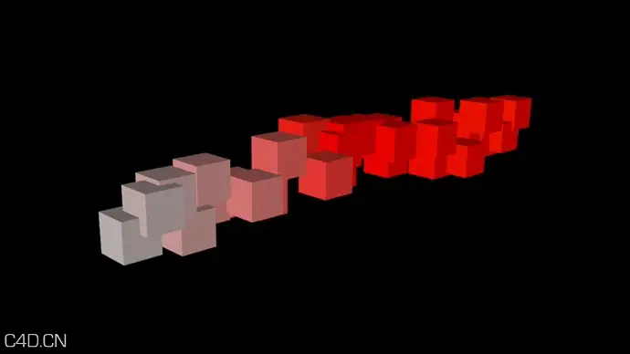C4D改变粒子颜色小教程
