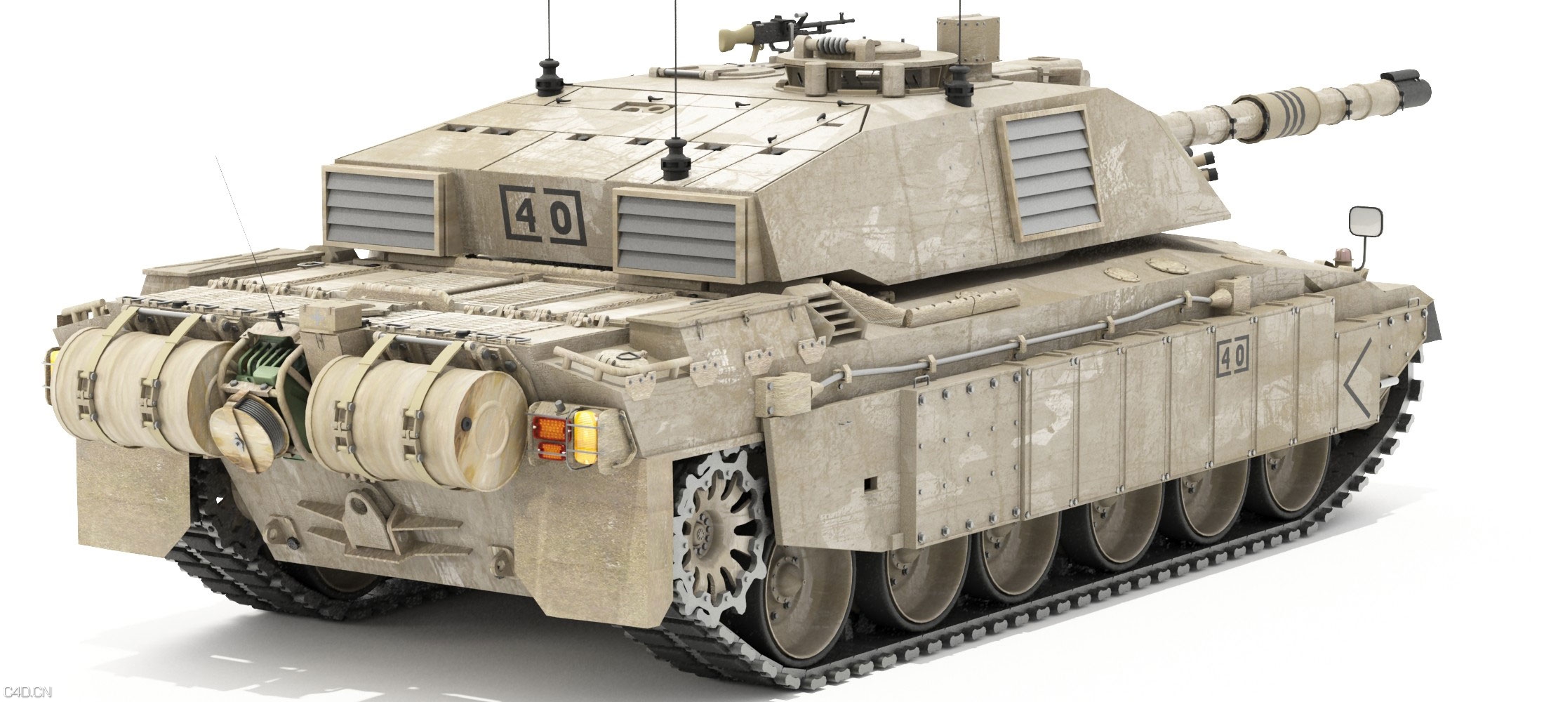 英国挑战者II主战坦克C4D模型 Tank 3D model - C4D之家 - 085228xyocp1kc6ikyzlzl.jpg