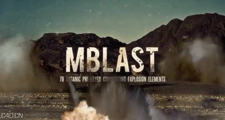 79组2K高清爆炸视频特效合成素材 MotionVFX mBlast 2K