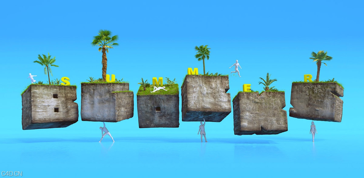 3D文字创意作品欣赏：3D Design - C4D之家 - 80733ae4b45f1ef15b0d12701da701af.jpg