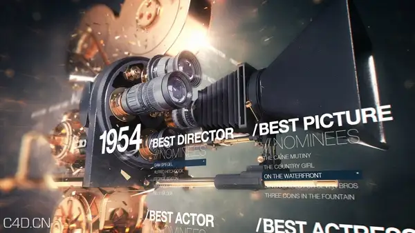 片头欣赏：奥斯卡开幕片头视频 TCM 31 Days of Oscars - C4D之家 - 9619e17da896a8b7291f283fccdf0bd1.jpg