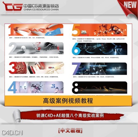 C4D锐课10大案例压缩版
