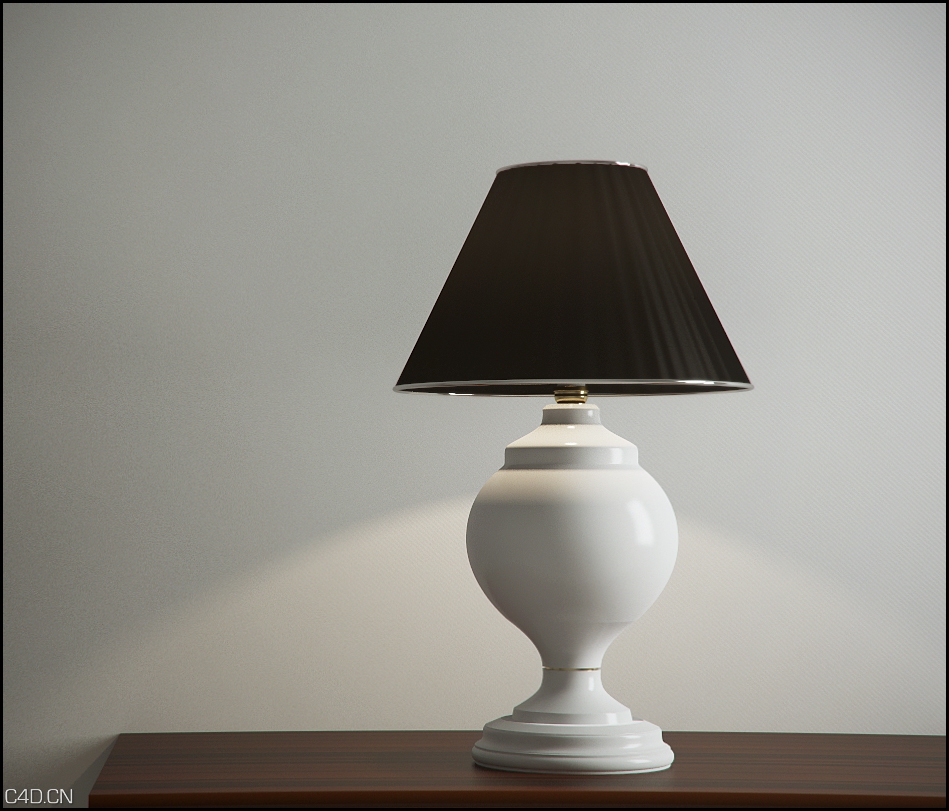 台灯C4D模型 Lamp Shade Scene - C4D之家 - Render.jpg