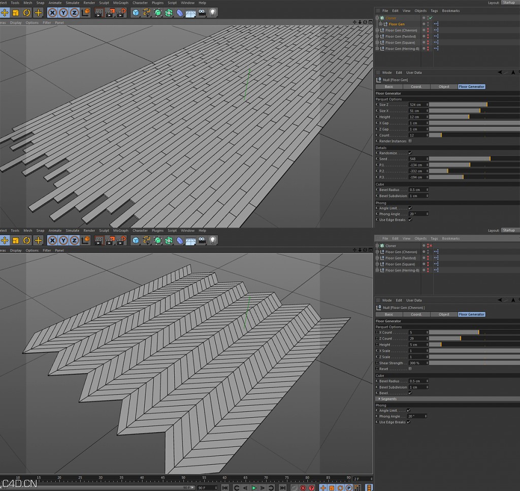 木地板C4D预设 Xpresso Floor Generator - C4D之家 - 21-1024x967.jpg