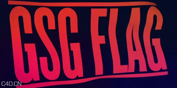 C4D旗帜飘扬动画工程文件 Flag Scene File - C4D之家 - gsgflagicon.jpg
