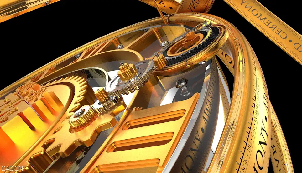 栏包片头：机械齿轮转动C4D动画工程 - C4D之家 - cinema4d_ 2015-07-26 21.23.25.jpg
