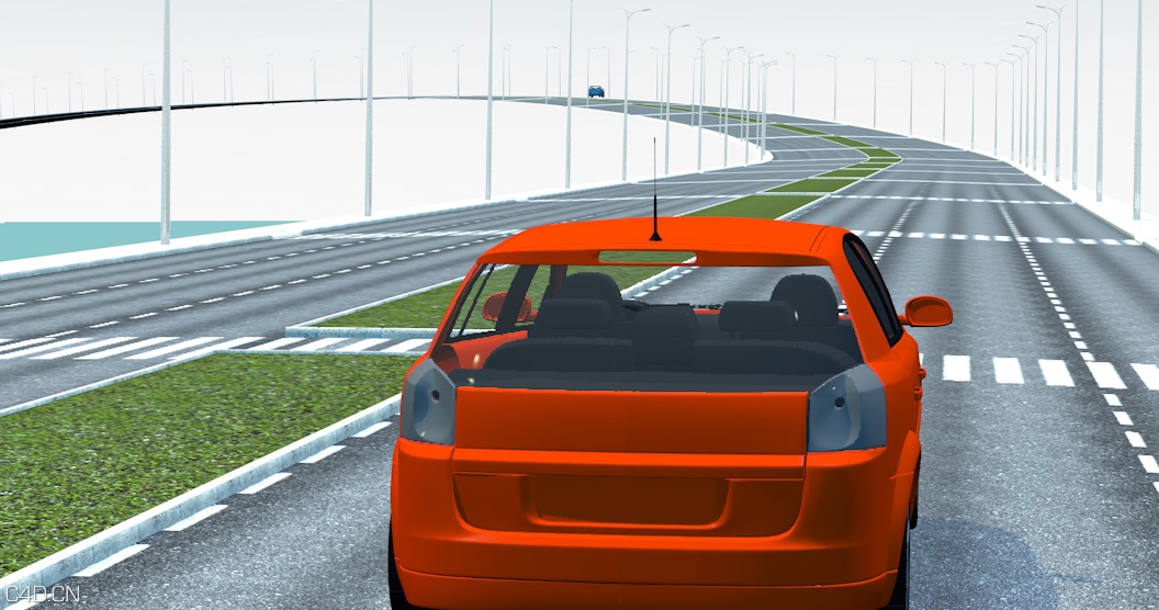 汽车在公路上行驶C4D动画工程文件 - C4D之家 - cinema4d_ 2015-07-26 22.59.01.jpg
