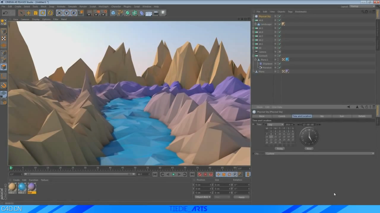 C4D 创建低面风格的风景 Low Poly Landscape Tutorial - C4D之家 - QQ图片20150727175827.png