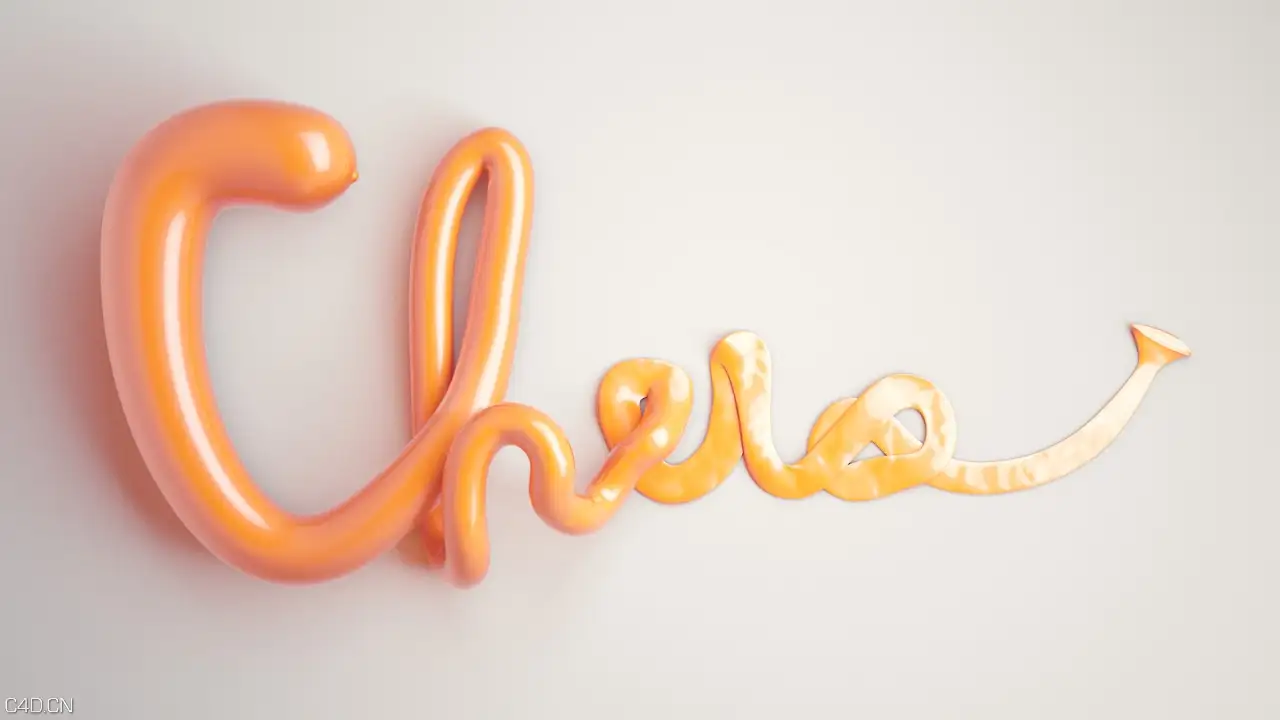 C4D创建一个汽球文字教程 Balloon Type - C4D之家 - DeflatedBalloonType0073.jpg