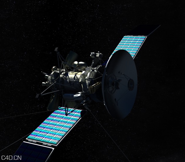 高精太空卫星C4D模型 satellite 3d model - C4D之家 - cinema4d_ 2015-08-01 23.32.12.jpg