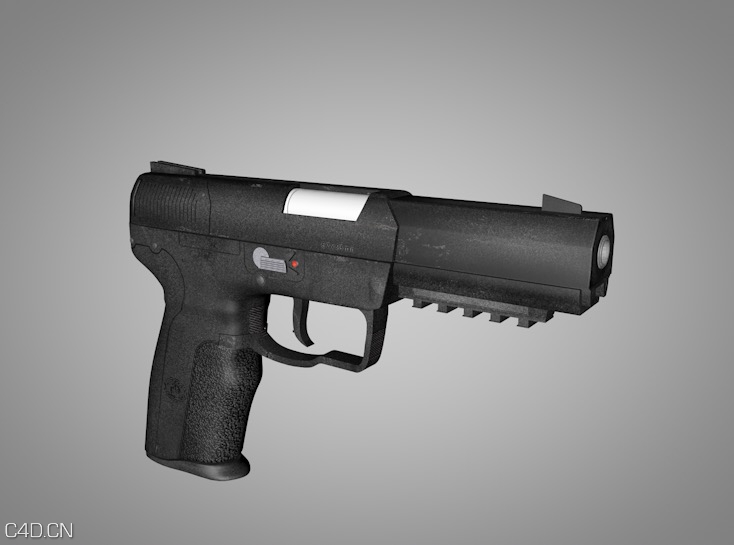 FN-57半自动手枪C4D模型