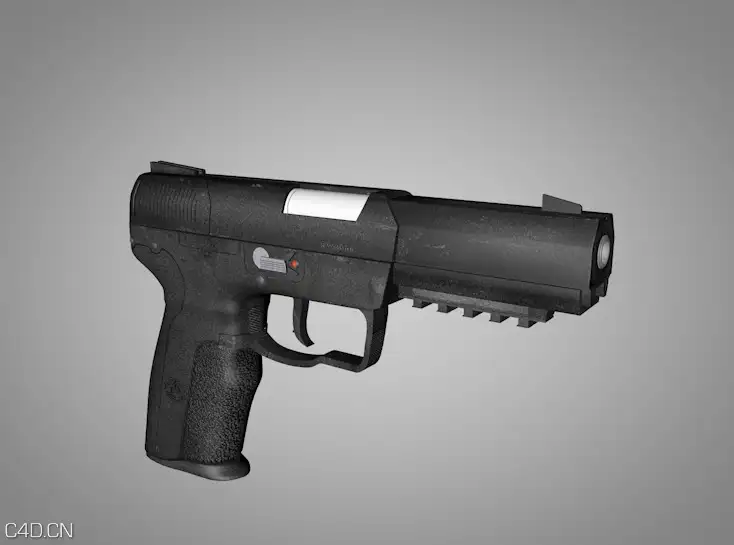 FN-57半自动手枪C4D模型