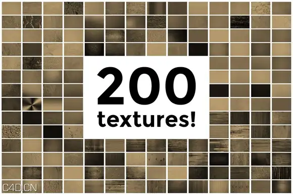 200个纹理材质贴图背景图片素材包 200 Textures Backgrounds Pack 1 - C4D之家 - 01-200-textures-beckgrounds-pack-f.jpg