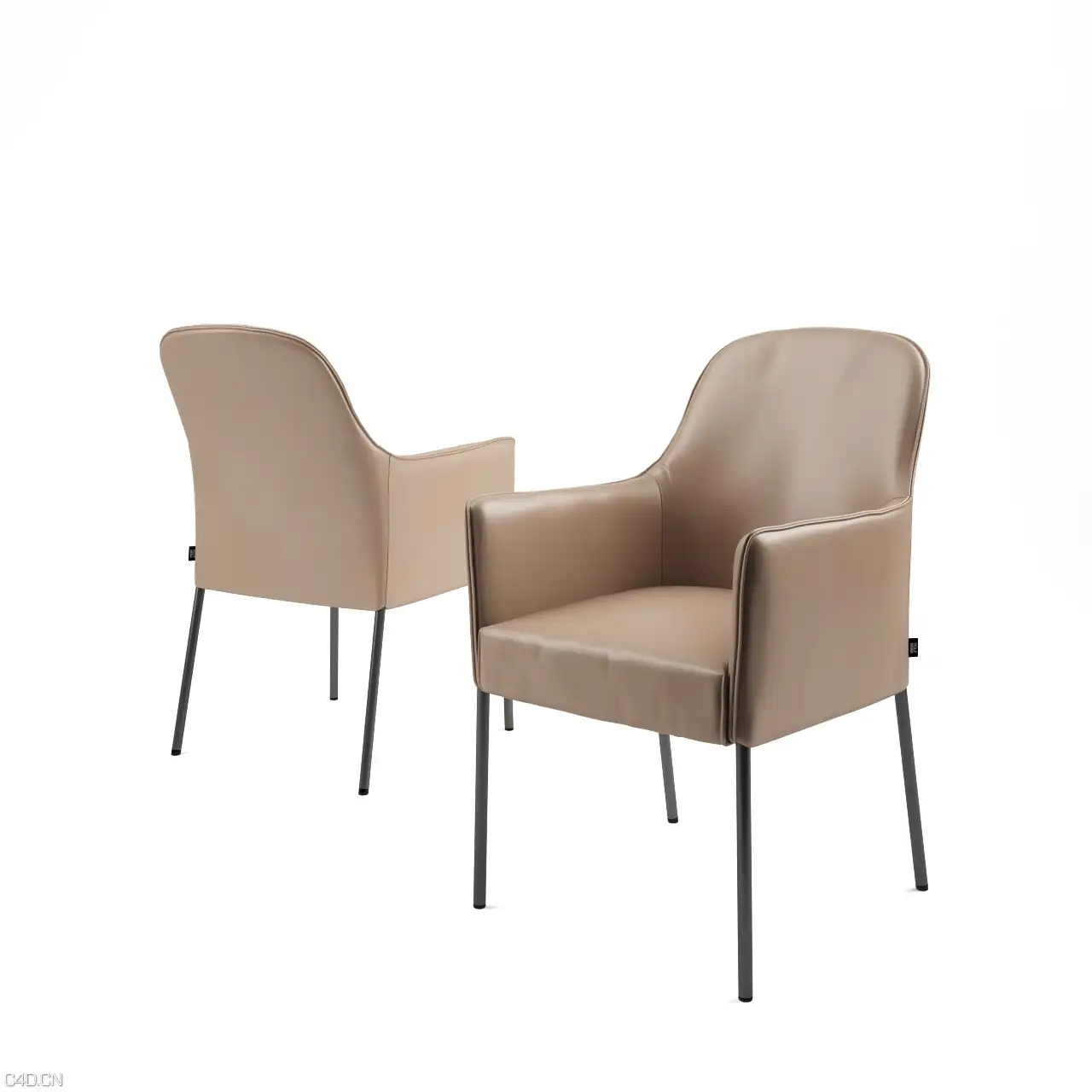 椅子C4D模型：皮椅 中式椅 会议椅子 餐椅 Chair by Rolf Benz