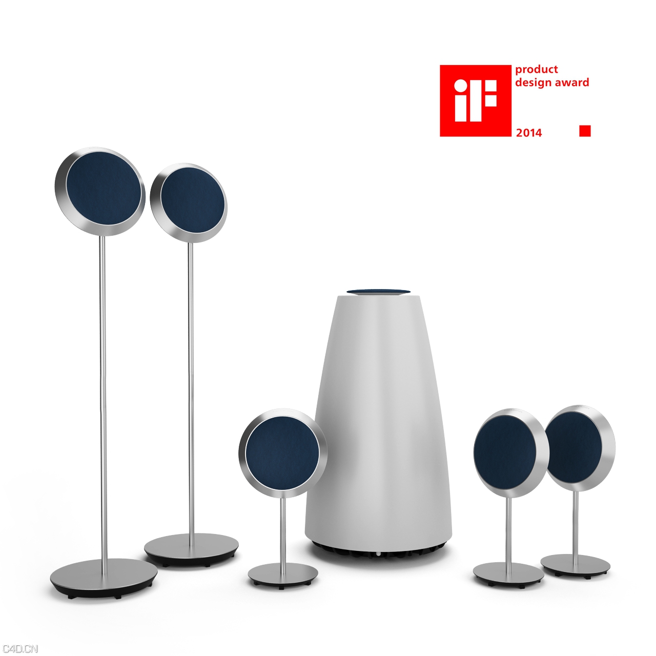 现代时尚音响设备C4D模型 BeoLab 14 by Bang & Olufsen - C4D之家 - beolab-14-by-bang-olufsen.jpg