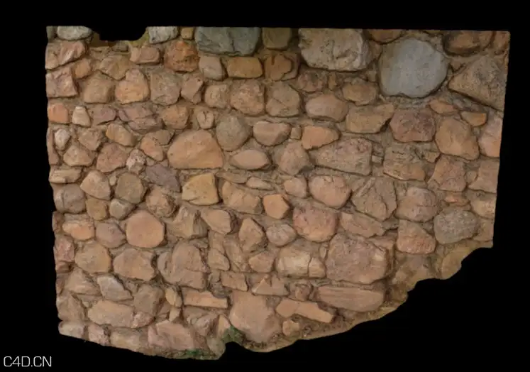 石墙 石块墙面C4D模型 Rough Stone Wall - C4D之家 - cinema4d_ 2015-08-08 16.33.52.jpg