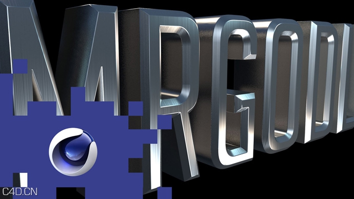 C4D制作真实的拉丝金属质感文字标题教程 REALISTIC CINEMATIC METAL TEXT TUTORIAL