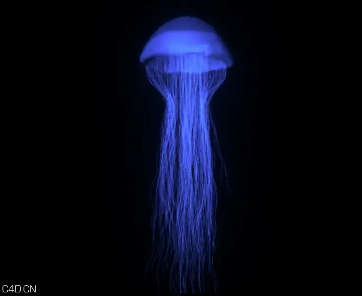 Maya水母建模游动教程 Jellyfish Movement Tutorial By Maya Ncloth