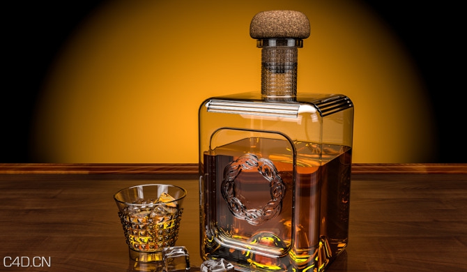 威士忌酒杯 酒瓶 洋酒C4D模型 Produkt Render Whisky - C4D之家 - whisky_003_011-670x390.jpg