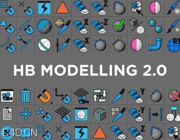 C4D建模工具脚本合集Helloluxx HB MODELLINGBUNDLE 2.01 for Cinema 4D R16 - C4D之家 - HB_ModellingBundle_featured-350x272.jpg