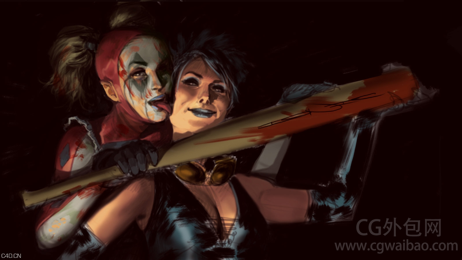 本人第*桶金的处女作，人物原画欢迎指正 - C4D之家 - 1.jpg