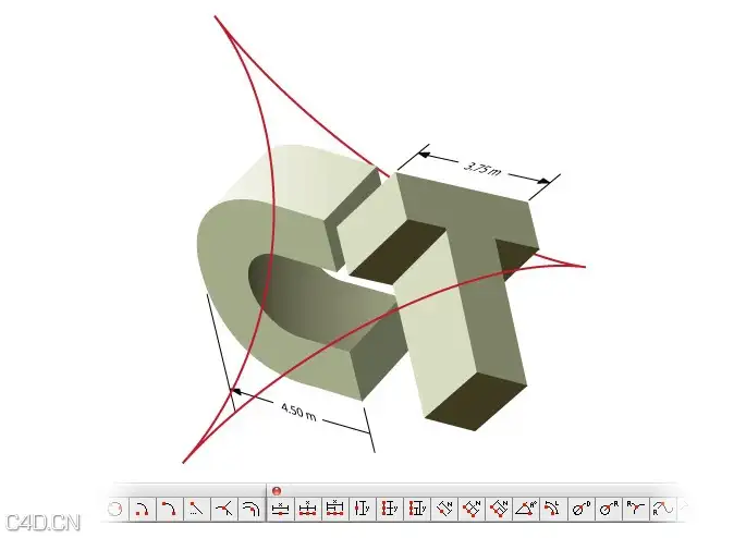 AI CC 2015工程制图、测量标注插件Hot Door CADtools 9.1和谐版(MAC) - C4D之家 - cinema4d_ 2015-08-30 20.01.01.jpg