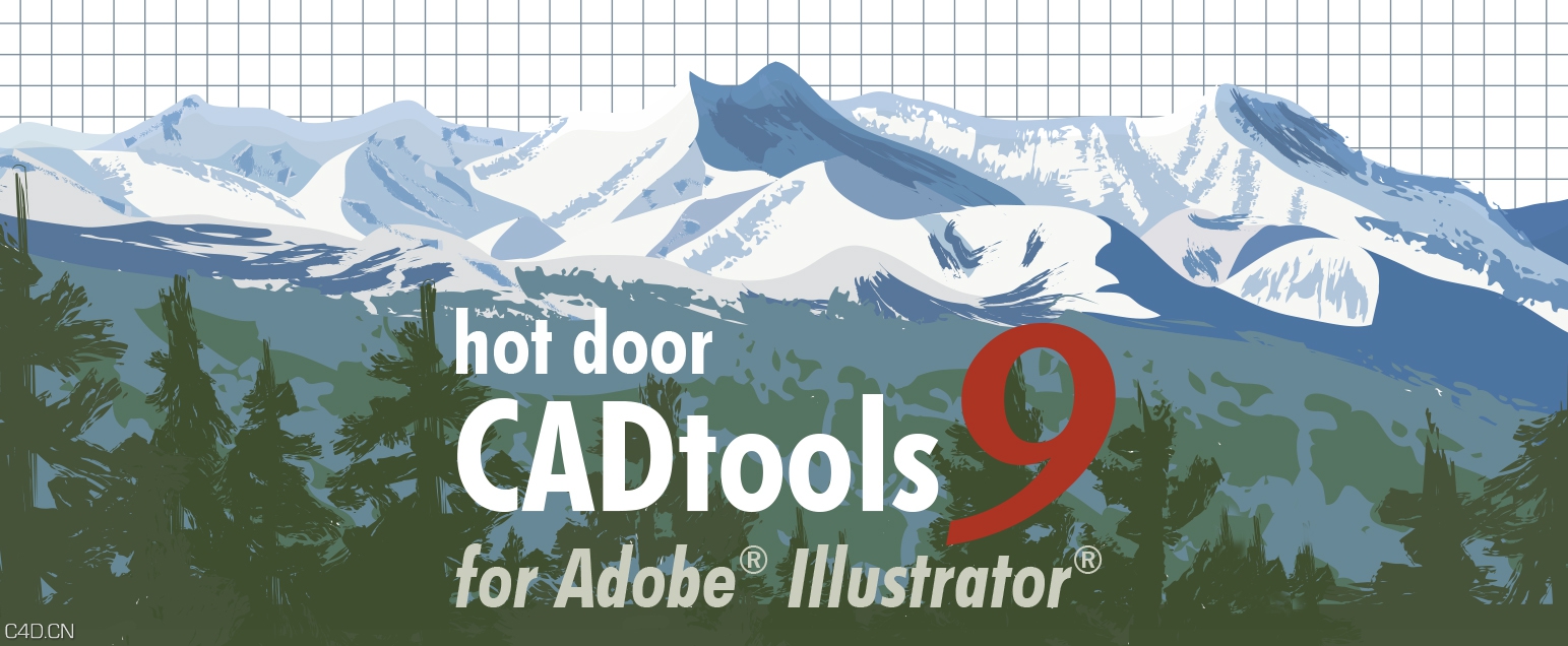 AI CC 2015工程制图、测量标注插件Hot Door CADtools 9.1和谐版(MAC)
