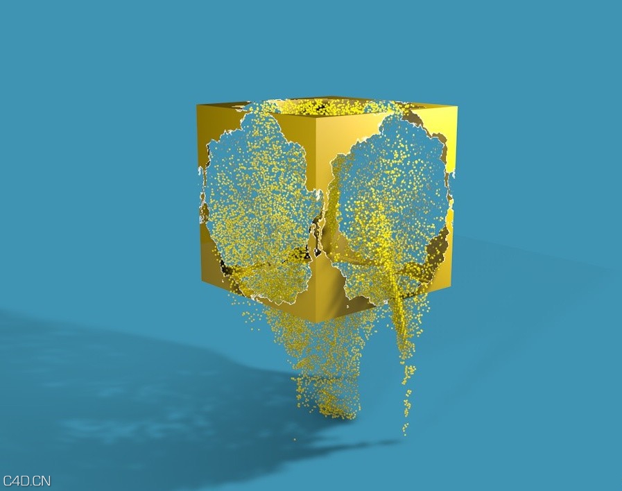 使用Xparticular2.1制作C4D物体飘散效果 - C4D之家 - cinema4d_ 2015-08-31 11.09.25.jpg