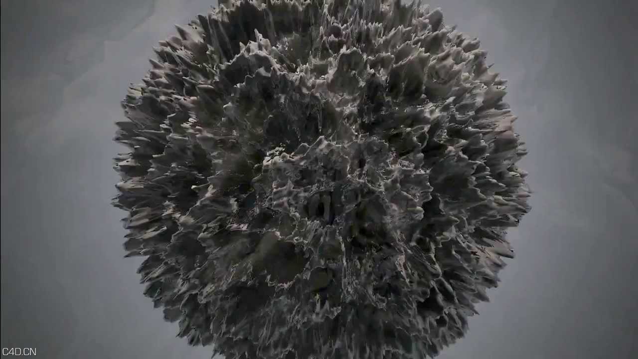 灰猩猩系列-C4D次多边形置换教程036 How to use Sub Polygon Displacement in C4D