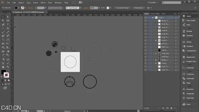 C4D与AE产品效果展示教程 学习笔记(1-13节)