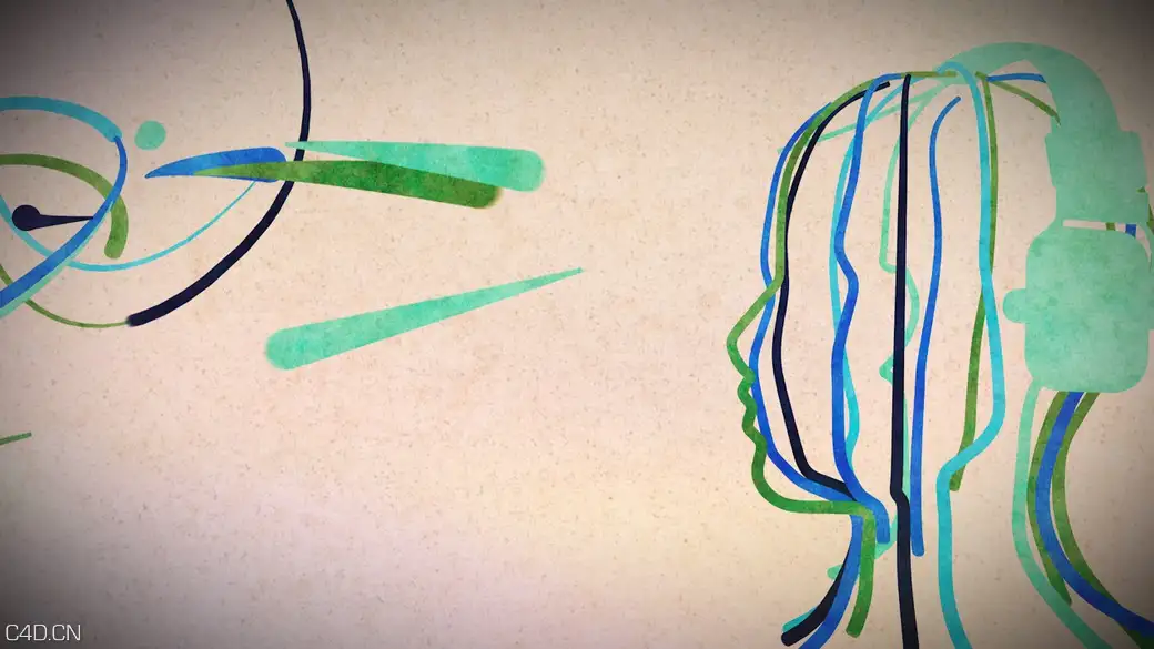 C4D与AE包装动画制作视频教程 2D Styled 3D Motion Graphics in C4D AND AE