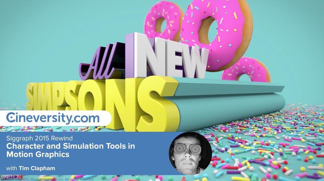 Siggraph 2015 Rewind:C4D仿真工具的动态图形