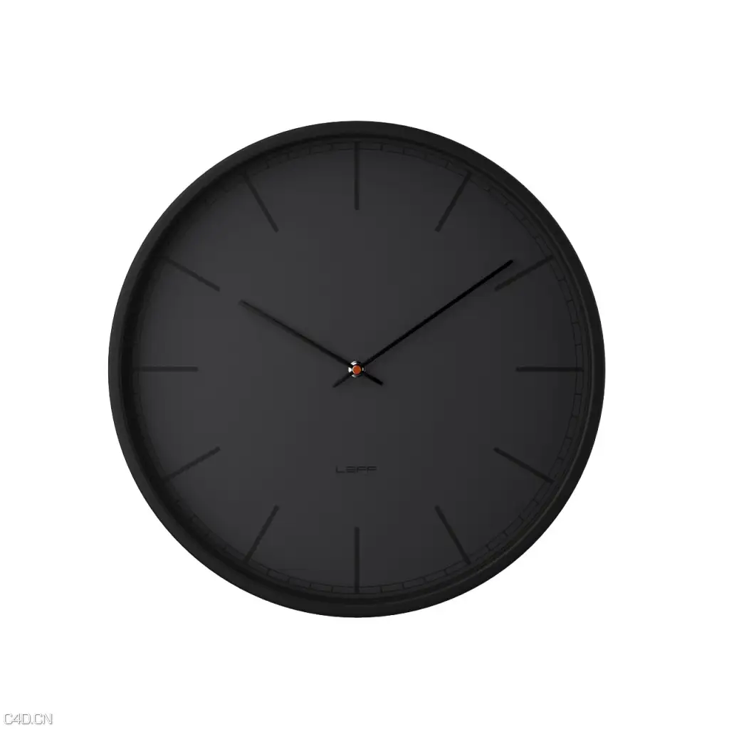 黑色壁钟C4D模型 Tone 35 Wall Clock - C4D之家 - tone-35-wall-clock-by-leff-amsterdam-1024x1024.jpg