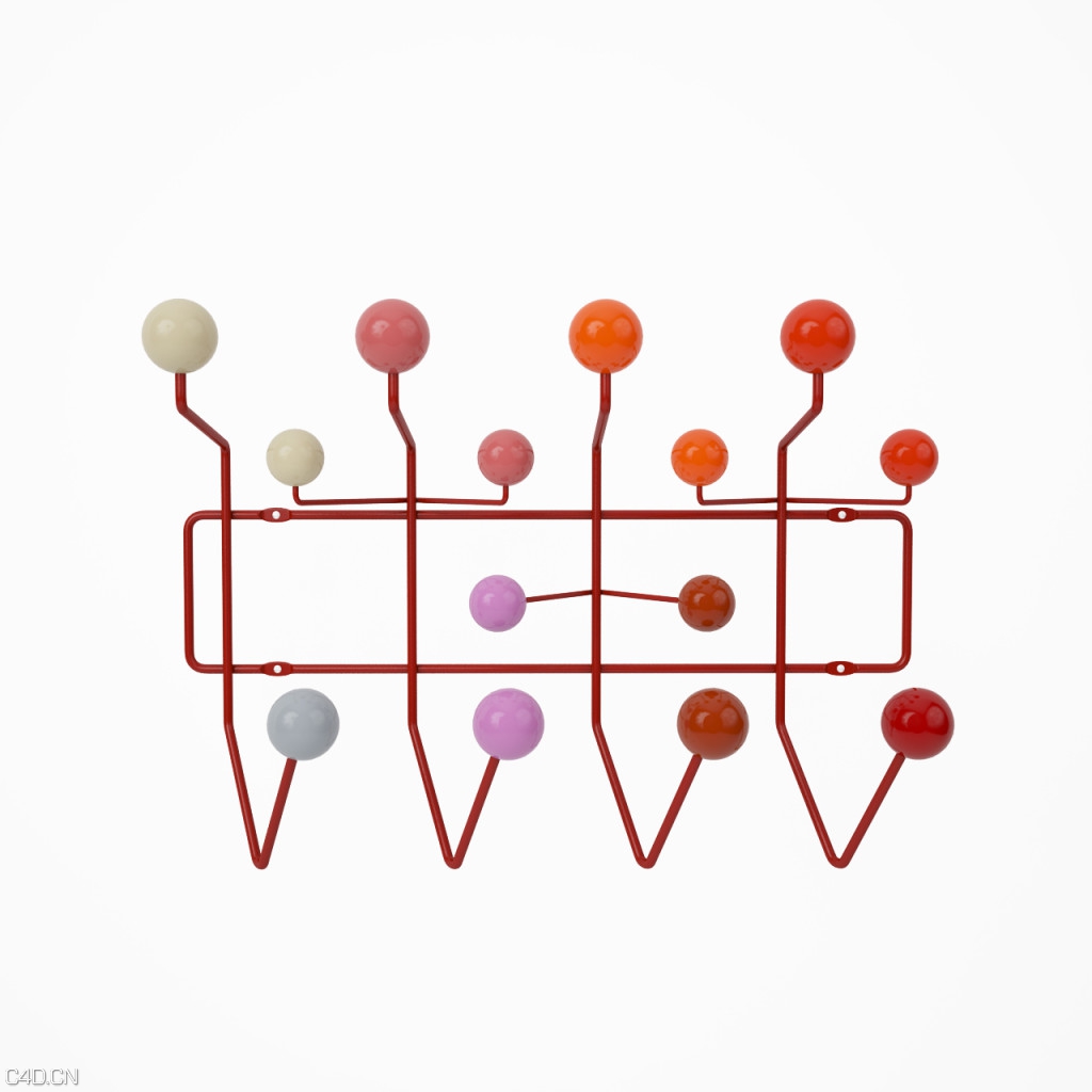墙壁上的挂衣架C4D模型 Hang It All Coat Rack - C4D之家 - hang-it-all-coat-rack-by-vitra-1024x1024.jpg