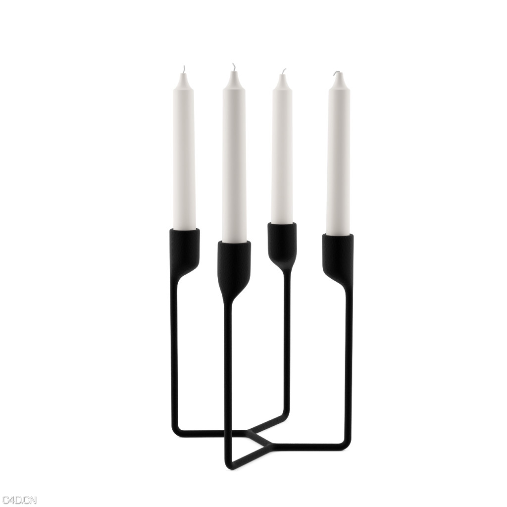 烛台C4D模型 Heima 4 – Armed Candlestick - C4D之家 - heima-4-armed-candlestick-by-normann-copenhagen-1024x1024.jpg