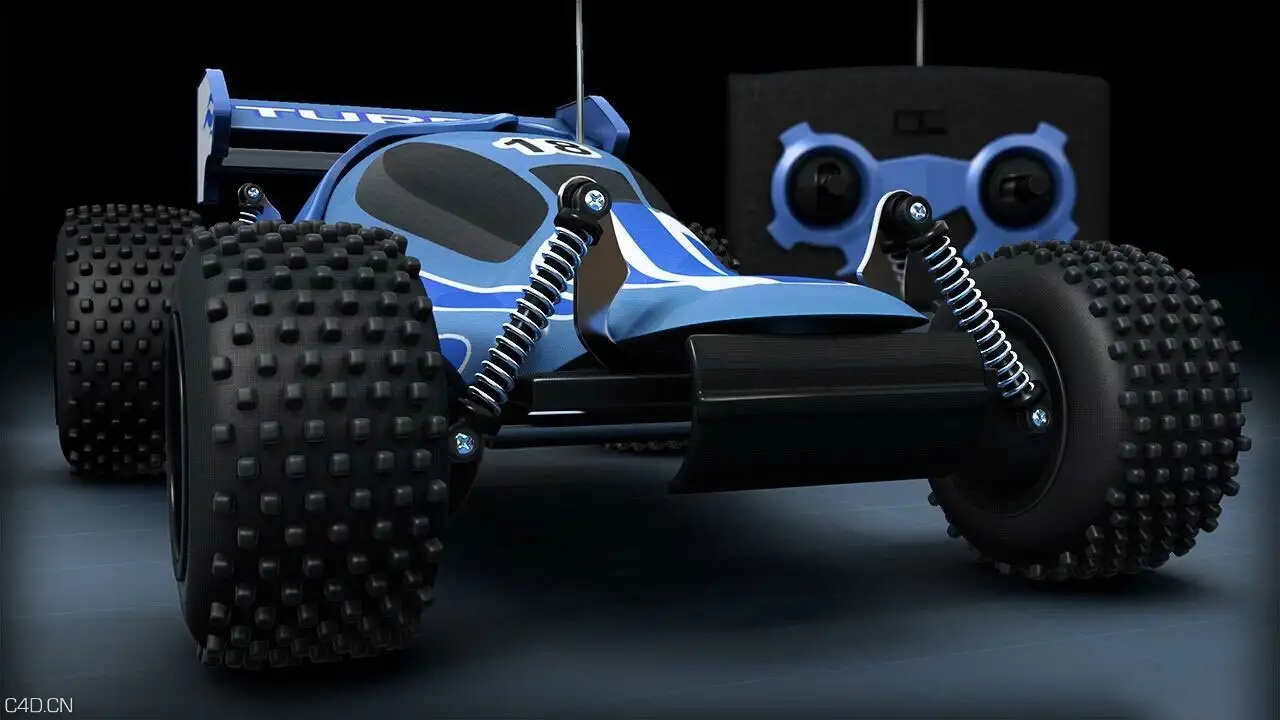 玩具赛carC4D模型 Toys Racing