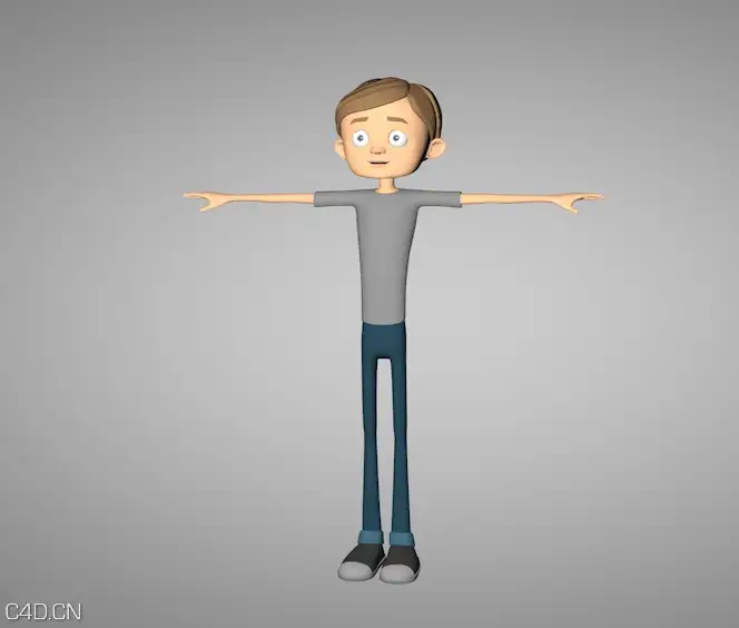 卡通男性形象C4D模型 Cartoon male Model 3D - C4D之家 - cinema4d_ 2015-09-12 22.45.01.jpg
