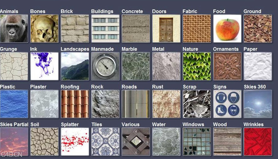 CGTextures素材网站最新贴图素材合集（43.5G）百度网盘