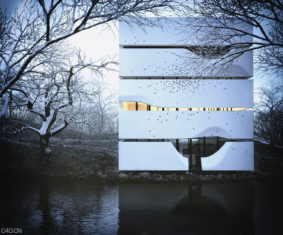 震惊了！国外几张C4D的室内外效果图 - C4D之家 - image-05-full.jpg