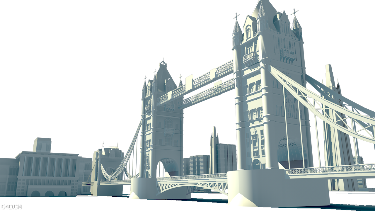 伦敦塔桥-城市漫游 - C4D之家 - LONDON-OCC.png