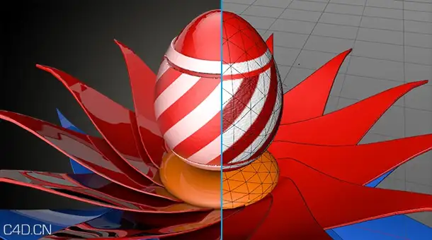 C4D/AE模板：圣诞节莲花绽放出彩蛋/礼物/蛋糕动画工程文件 - C4D之家 - 12480194013_3e664fcaa4_o.jpg