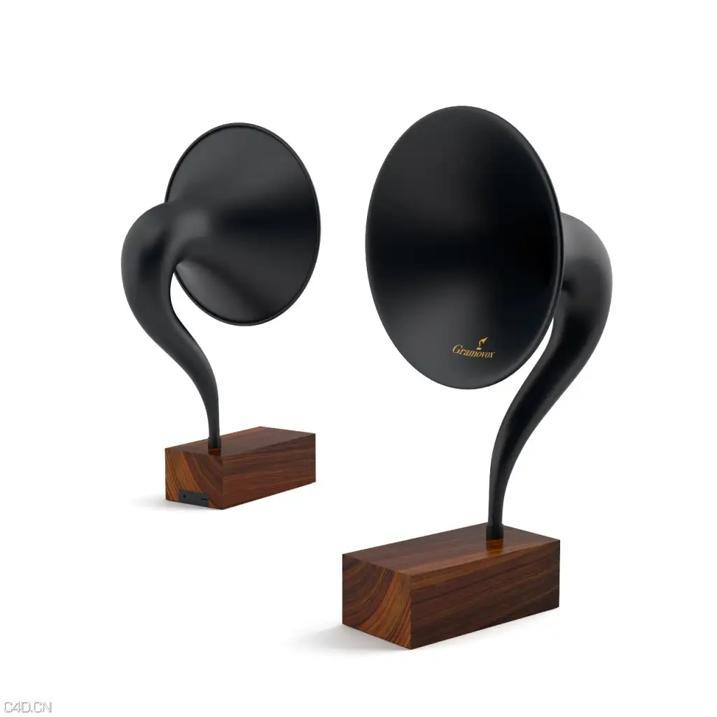留声机C4D模型 Bluetooth Gramophone - C4D之家 - bluetooth-gramophone-by-gramovox-1024x1024.jpg