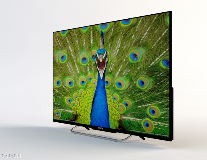索尼（Sony）高清平板电视C4D模型 W8 LED TV by Sony - C4D之家 - cinema4d_ 2015-09-17 20.55.30.jpg
