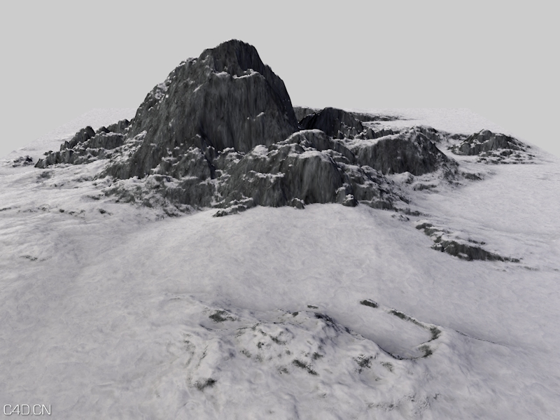 雪山场景模型 Snow Mountain