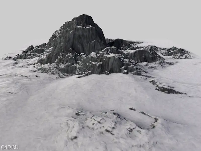 雪山场景模型 Snow Mountain