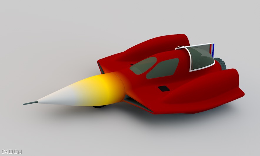 卡通火箭车C4D模型 Cartoon rocket car - C4D之家 - cinema4d_ 2015-09-18 20.26.48.jpg