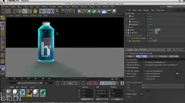 C4D运动图形技术教程Lynda – Mograph Techniques: Creating a Product Endpage